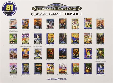 sega mega drive with 80 games|List of Sega Genesis games .